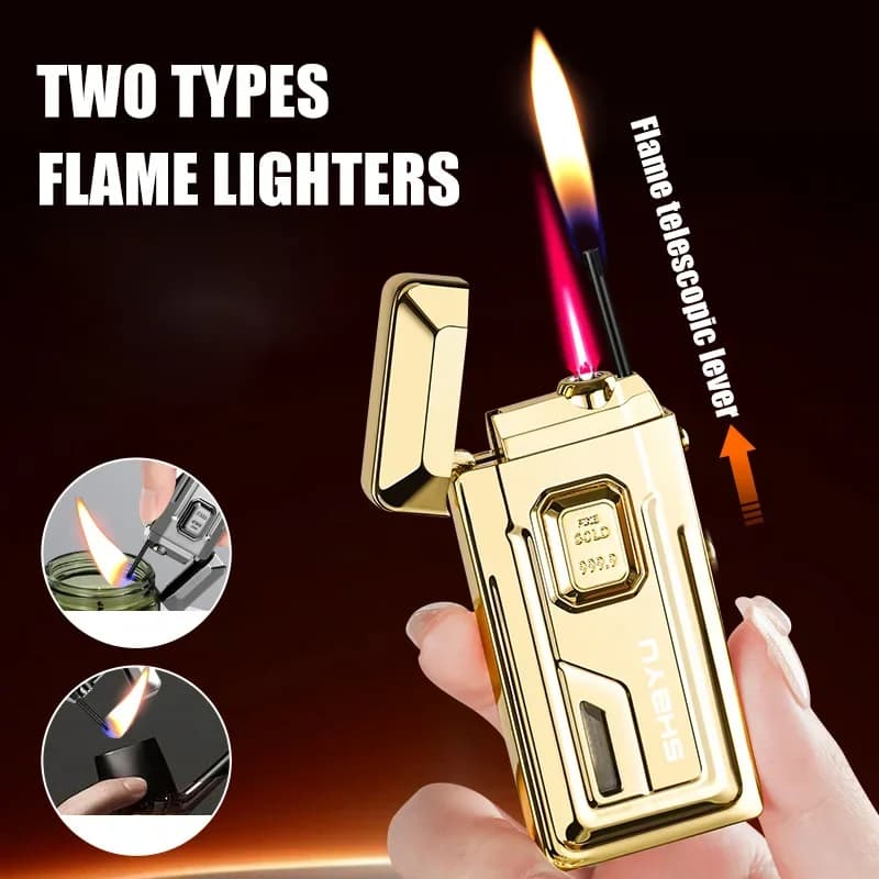 Deux Types de briquets à flamme