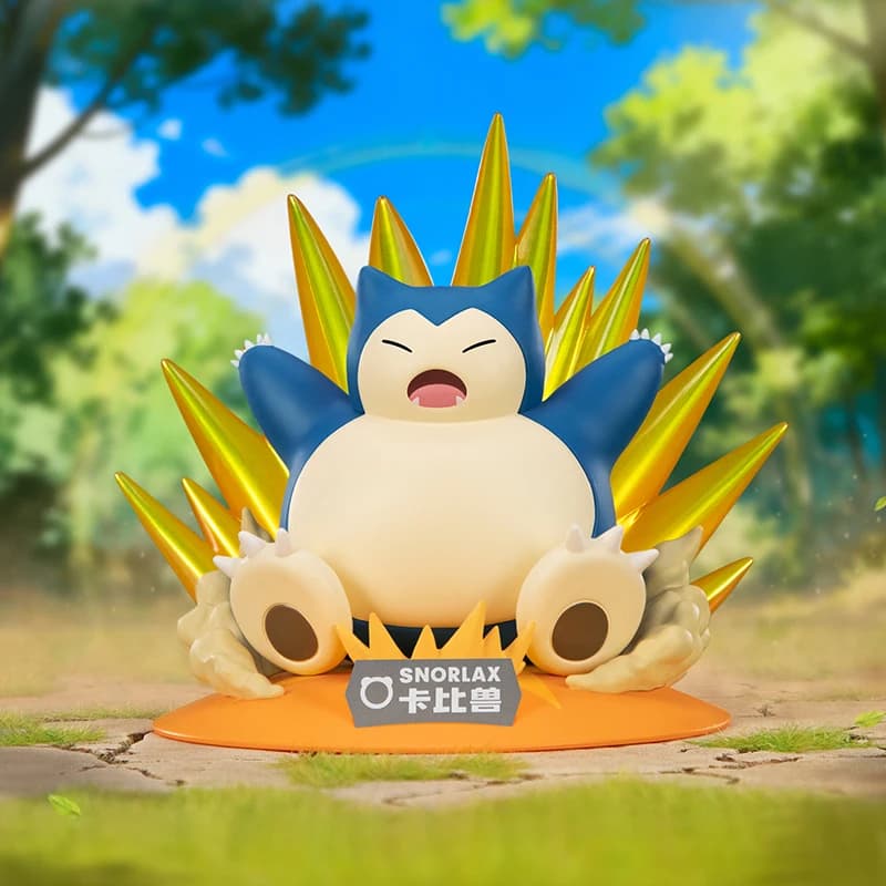 Figurines d'action Pokemon Anime Snorlax Funism, collection authentique, ornements décoratifs, jouets modèles, cadeaux d'anniversaire