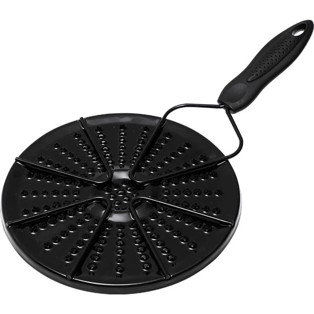 Diffuseur de chaleur plat pour plaques de cuisson à gaz et électriques, empêche la brûlure et le craquellement des casseroles et poêles lors de la cuisson à feu doux