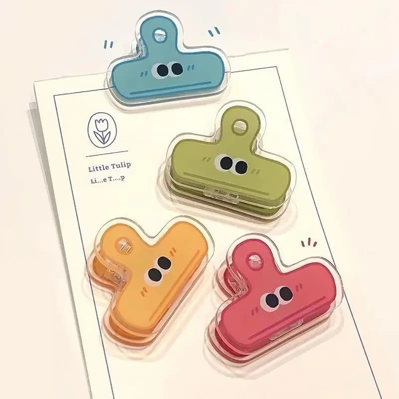 Clips de reliure à grands yeux de dessin animé