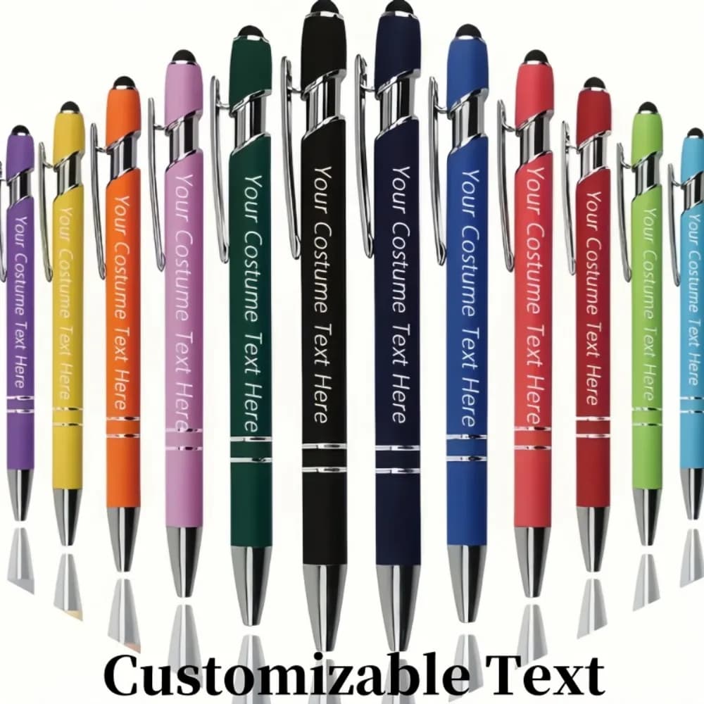Stylo à bille en métal personnalisable, cadeau élégant pour hommes et femmes, construction métallique durable, idéal pour les cadeaux de remise de diplôme