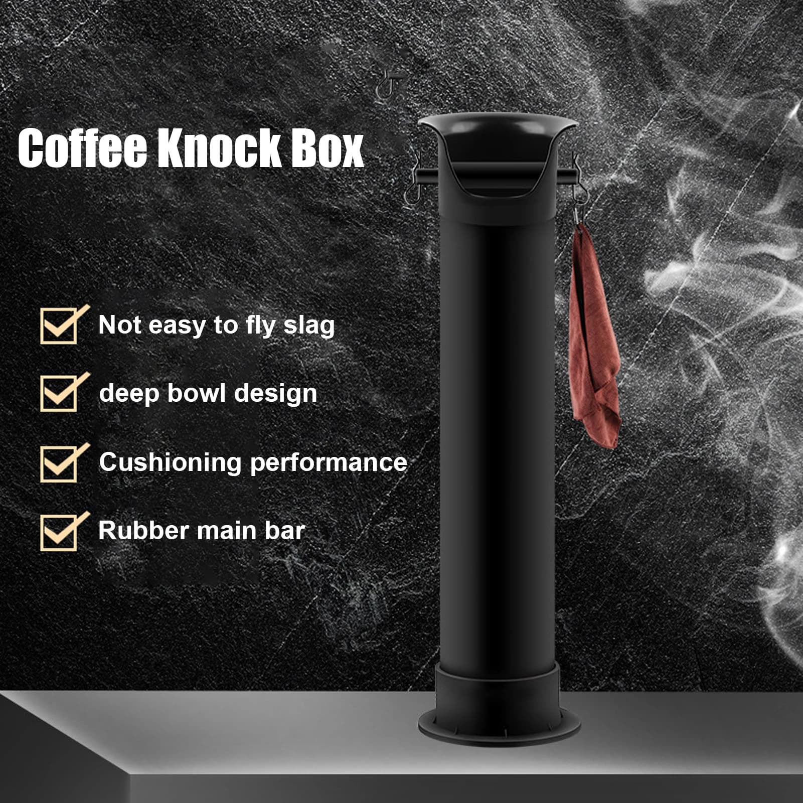 Coffee Knock Box Bac de collecte de marc de café debout au sol commercial pour restaurants