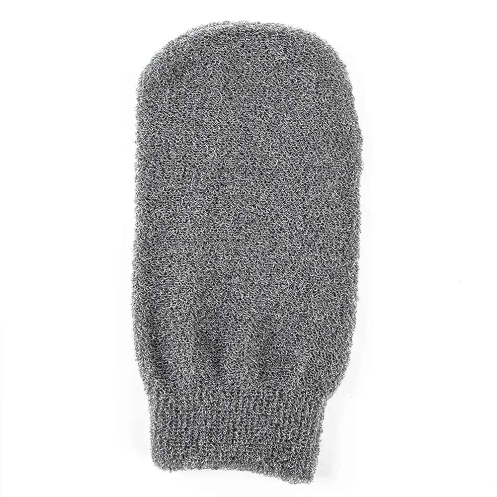 Accessoires de bain : Gant exfoliant, éponge de gommage, brosse de douche, serviette de bain, gants de gommage corporel