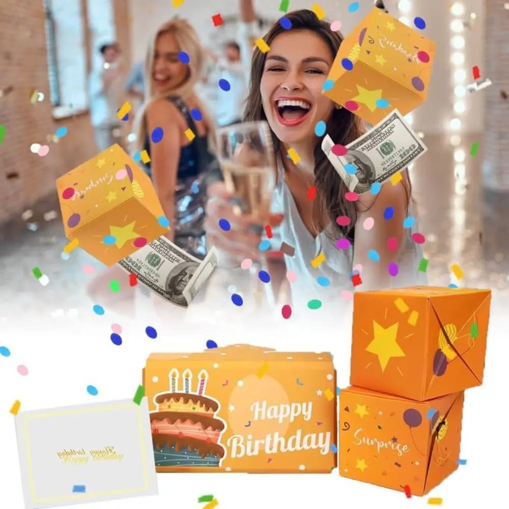 Surprise Bounce Box Pop-Up VPN sion Gift Box, DIY, Cartes pliantes, Anniversaire des filles, ixde Léon, Décorations de fête de Noël