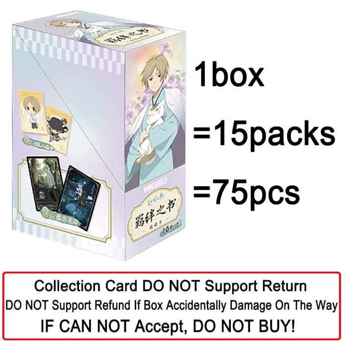 Carte de collection authentique VANCARD de la série Natsume Yuujinchou, produit périphérique d'anime
