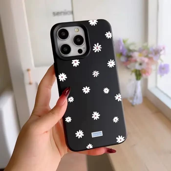 Coque de téléphone en Silicone souple, Style mignon, marguerite, petite fleur, pour iPhone 11 12 13