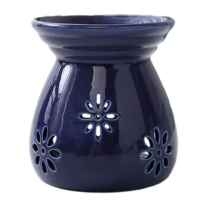 Support de bougie chauffe-plat en céramique, petit brûleur d'huiles essentielles, chauffe-cire, diff