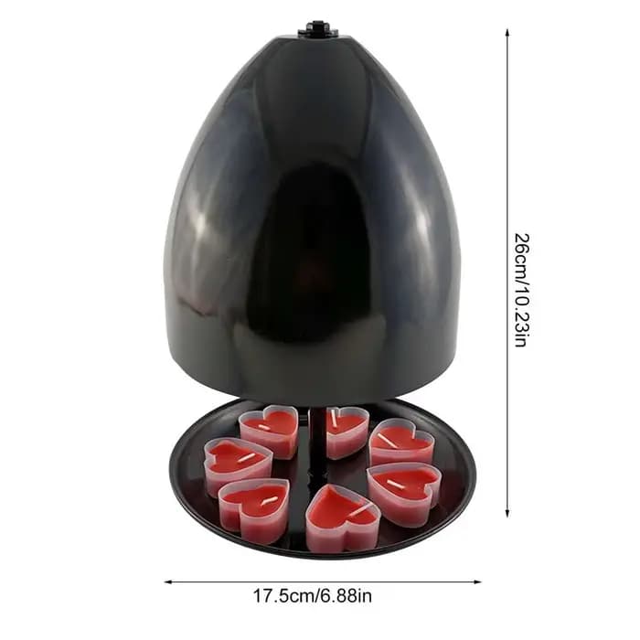 Chauffe-bougie en métal pour bougie chauffe-plat, chauffe-ambiance pour grand espace, four à bougie