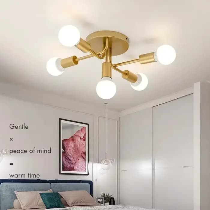 Plafonniers nordiques pour la maison, lampes de chambre à coucher, art de la personnalité, étude, sa