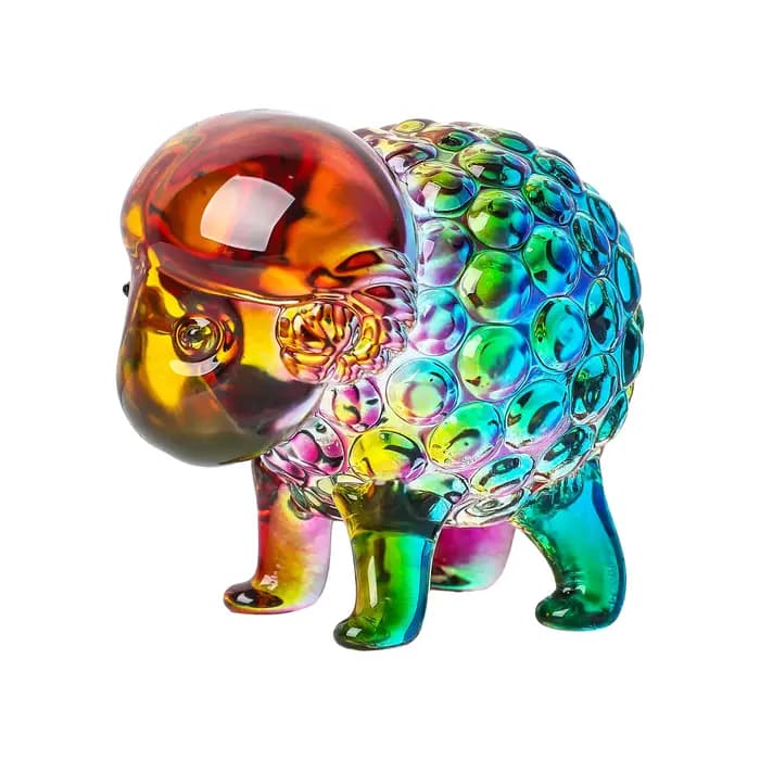 Artisanat en cristal de luxe, décoration de bureau, salon, cadeau pour enfants, mouton, dessin animé