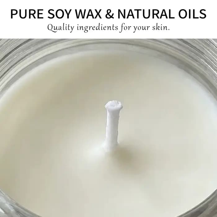 Bougie de massage à l'huile d'orange douce, cire de soja à faible point de fusion, pour une hydratation profonde de la peau, soin relaxant, bain spa, cadeaux pour couples, Noël