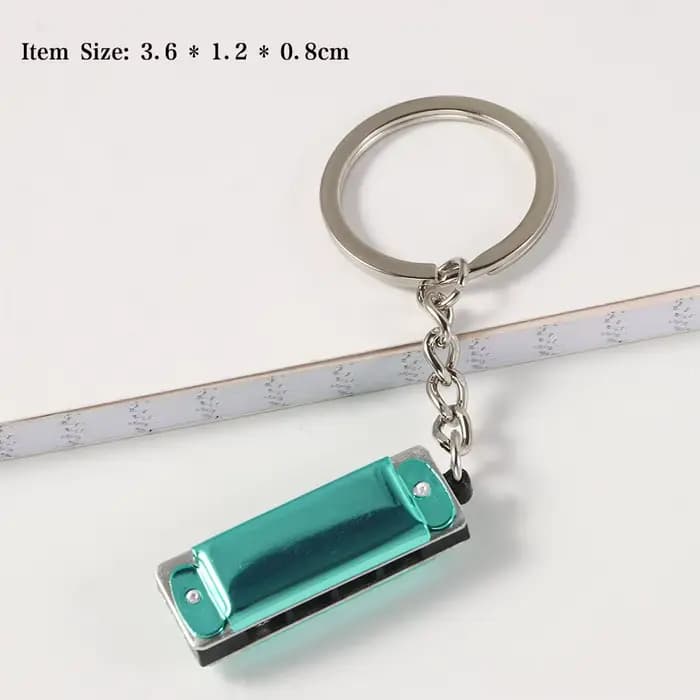 Pendentifs de sac en forme d'instruments de musique spéciaux, cadeaux pour porte-clés harmoniques, pendentifs suspendus, porte-clés harmonica, porte-clés