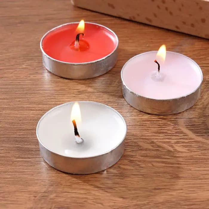 Ensemble de bougies parfumées rondes en aluminium, 10 pièces, pot de bougies parfumées, bricolage, sans fumée, pour Couples, bougies d'encens romantiques, décoration