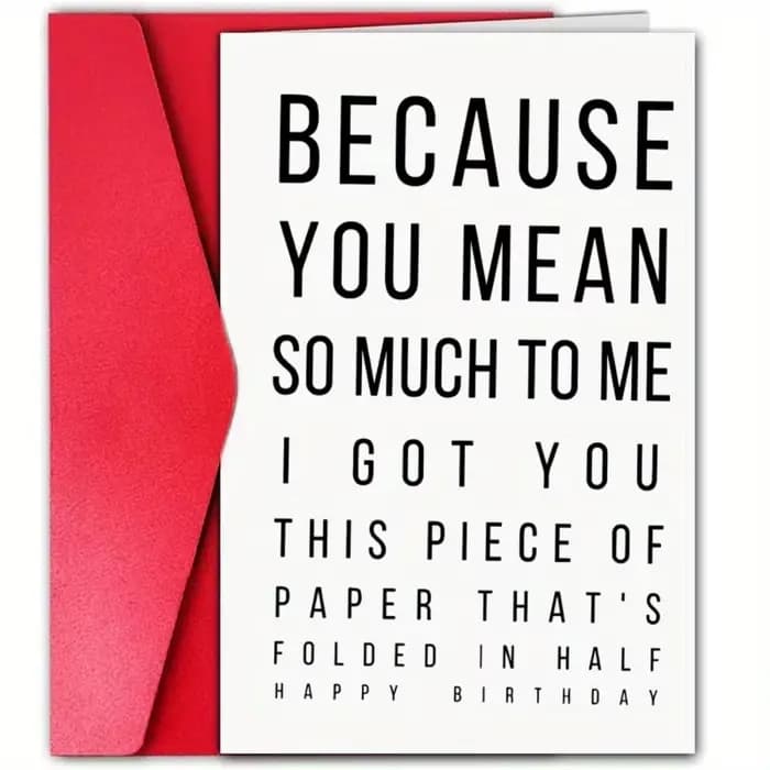 Carte d'anniversaire amusante, carte d'anniversaire intéressante, carte de vœux créative et mignonne, le meilleur cadeau pour les amis, la famille