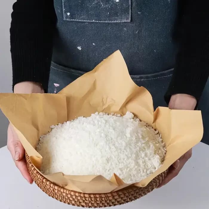 Cire de paraffine de soja naturelle 1 kg, matériau de bricolage haut de gamme pour la fabrication de bougies, cire pure d'aromathérapie avec pigments pour la fabrication artisanale de bougies