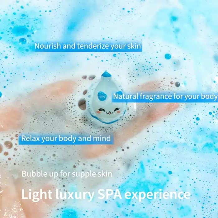 Bombes de bain pour enfants avec surprise cachée, bulles colorées et riches, jouets de bain amusants et relaxants pour enfants, coffret cadeau de vacances pour enfants, bain moussant océanique