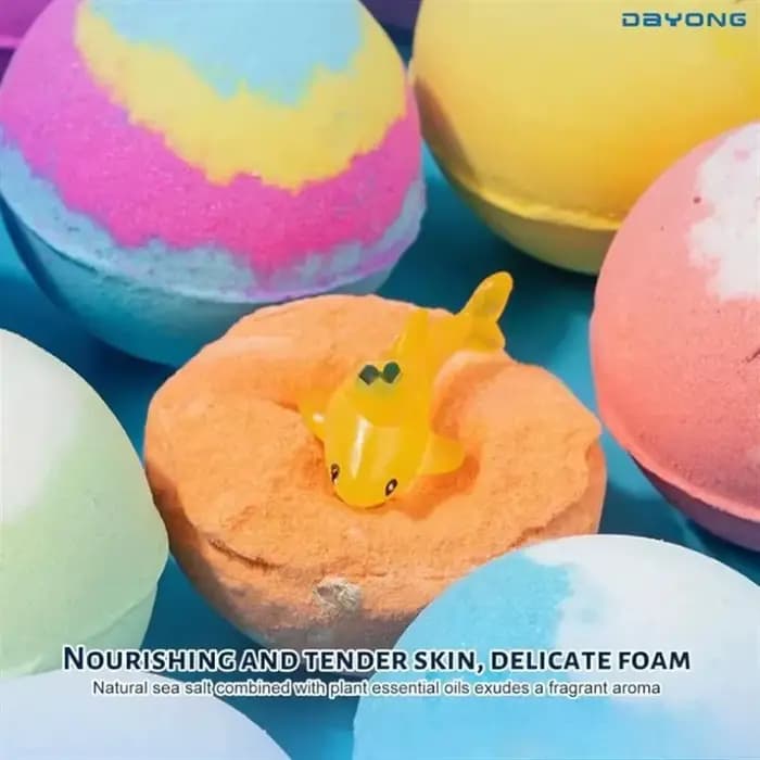 Ensemble de balles de bain pour enfants, bain moussant surprise pour hydrater, accessoires de bain créatifs pour la maison, cadeau amusant pour les enfants