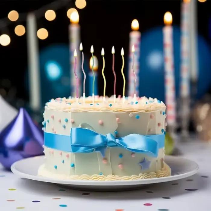 Bougies à gâteau incurvées, 6 pièces/ensemble, décoration de gâteaux, anniversaire, réception-cadeau pour bébé, révélation du sexe, décoration de Cupcake, décoration de fête de mariage