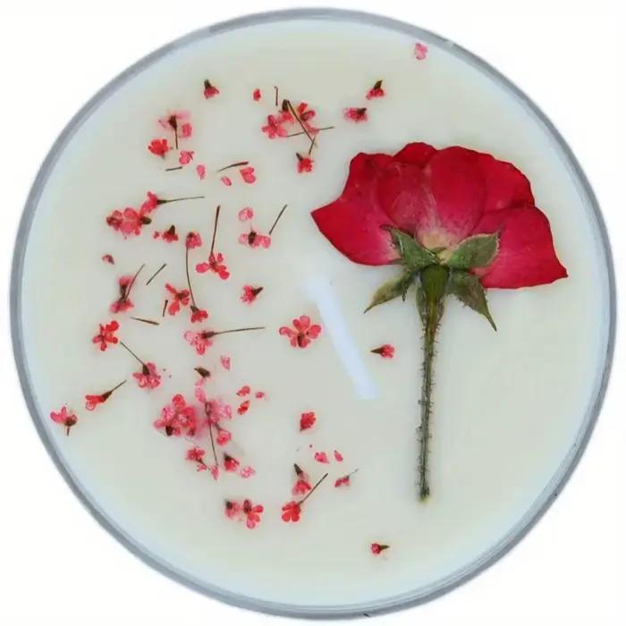 Mini bougie aromatique naturelle parfumée Nile Garden, faite à la main, à basse température, cadeaux romantiques, décoration pour la maison, 1 pièce