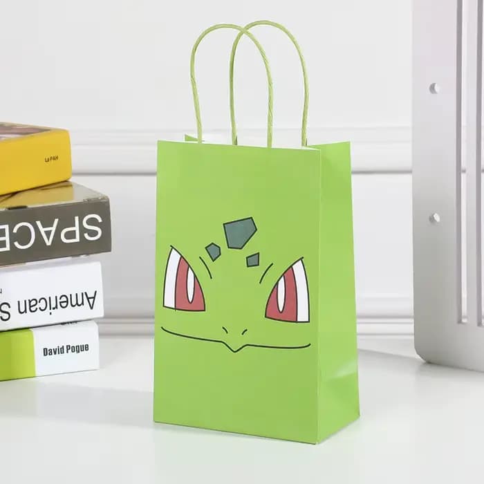 Sac cadeau en papier Pokemon Pikachu, emballage de bonbons de dessin animé pour fête, Festival, anniversaire, fournitures pour événements, jouets, loisirs
