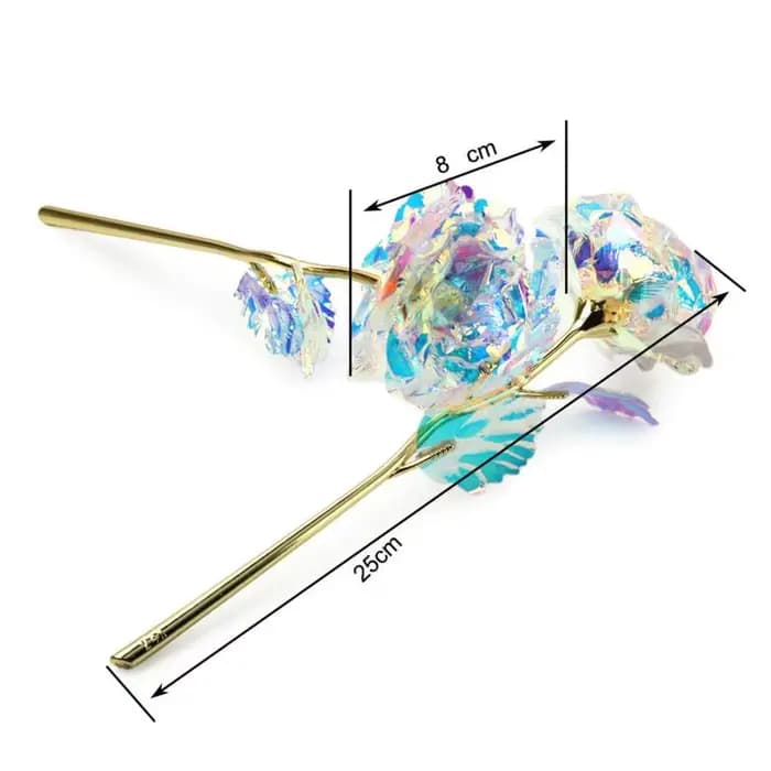 Cadeau créatif pour la Saint-Valentin, rose artificielle plaquée or, rose à feuille d'or, cadeau pour la Saint-Valentin, fête des mères