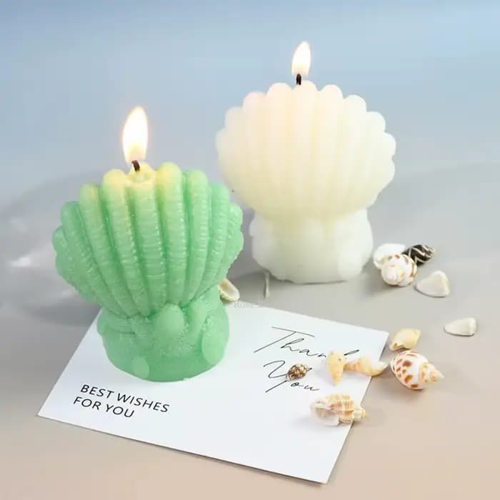 Moule à bougie en silicone en forme d'étoile de mer pour aromathérapie, décoration de la maison, produits d'artisanat marin, coquille, bricolage