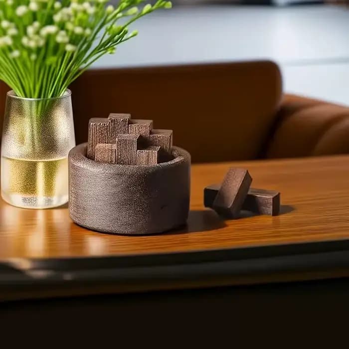 Un coffret de diffuseurs d'huiles essentielles, diffuseur d'huiles essentielles en bois, diffuseur créatif, accessoires pour la maison et la voiture