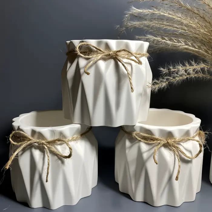 Moule intégré pour porte-bougie en forme de pot de fleurs, polyvalent en plusieurs matériaux, adapté au bricolage pour la maison/les mariages/les fêtes, réutilisable