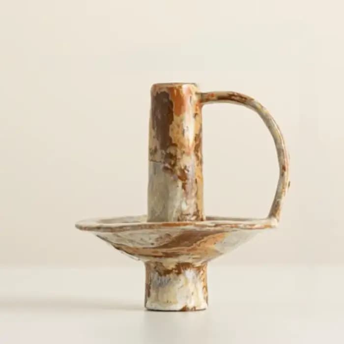 Wabi Sabi Style rétro bougeoir en céramique maison chez l'habitant four Transformation aromathérapie support bougie décoration décor à la maison
