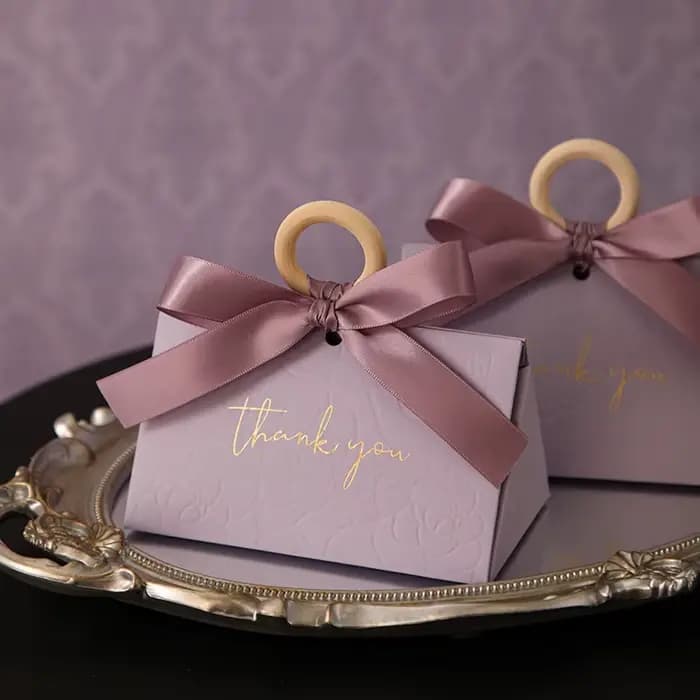 Boîtes à bonbons pour fête d'anniversaire, 10/30/50 pièces, mini Triangle rose, boîte d'emballage cadeau, bricolage, sac à bonbons créatif, fournitures pour fête de mariage