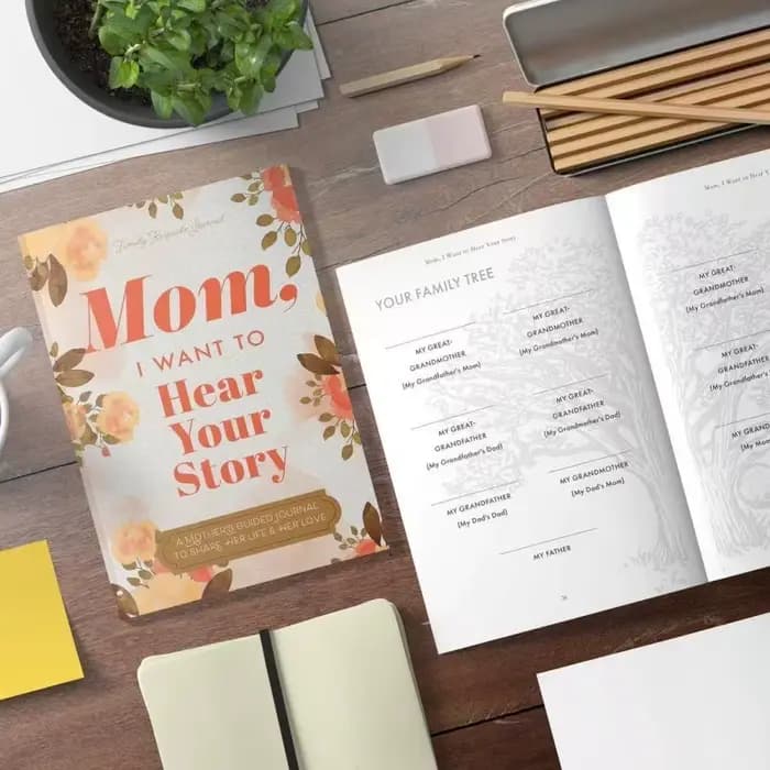 Un journal de maman, un cadeau en forme de cœur pour les mères partageant ses plans de vie et d'amour