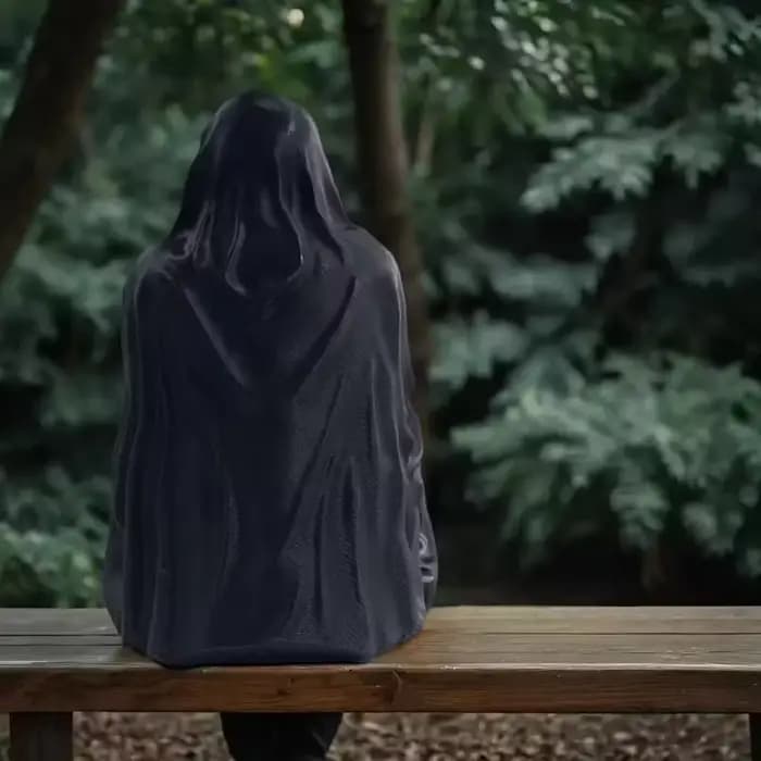 Le dieu mort assis est un cadeau parfait pour les vacances comme Halloween et convient aux étagères intérieures, etc.