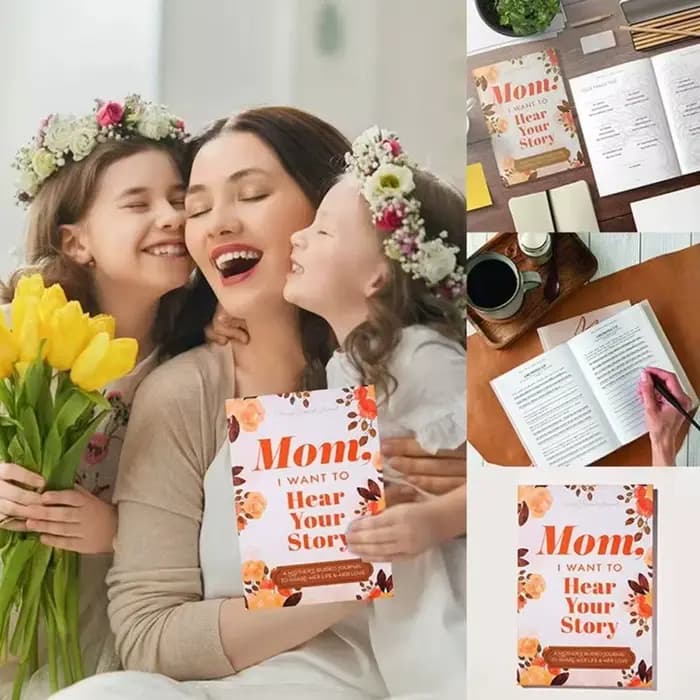 Un journal de maman, un cadeau en forme de cœur pour les mères partageant ses plans de vie et d'amour