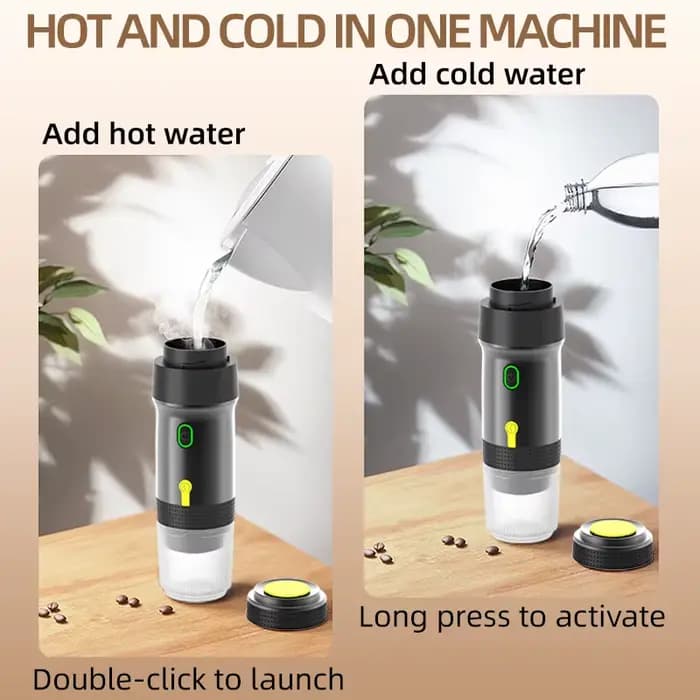Machine à café électrique portative entièrement automatique de capsules d'espresso pour grandes et petites