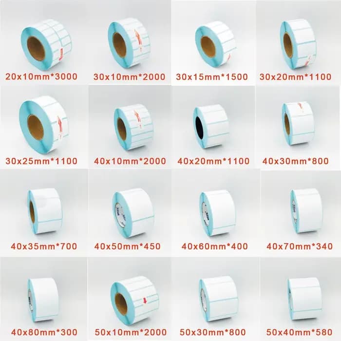 Autocollant SKU d'entrepôt d'étiquette thermique à impression directe