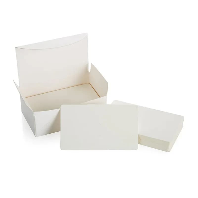 Carte de Message en carton blanc, carte de travail, bricolage, étiquette, carte-cadeau, environ 100