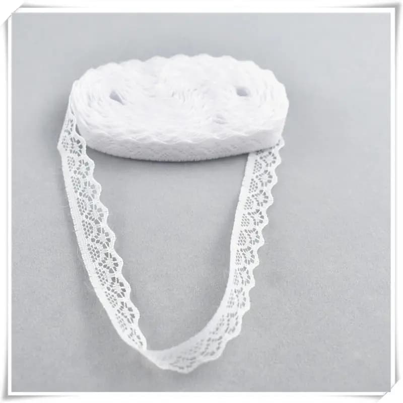Ruban de dentelle blanche pour la décoration de mariage, tissu de dentelle africaine, vêtements pour