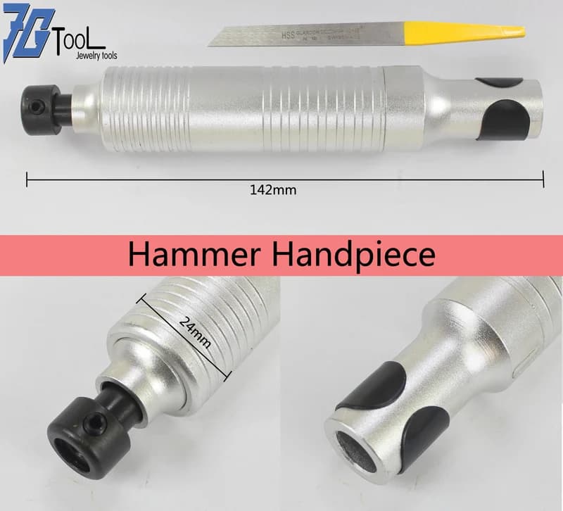FOREDOM-Pièces à main marteau avec un graveur, couple élevé, machine à arbre flexible, outils de bij