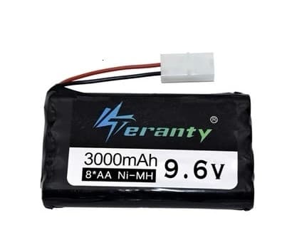 Batterie rechargeable 9,6 V 3000 mAh ou chargeur 9,6 V pour jouets télécommandés, voitures, chars, r