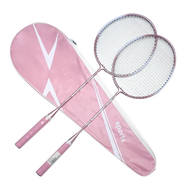 Ensemble de raquettes de badminton et sac de transport, accessoire de sports d'intérieur et d'extéri