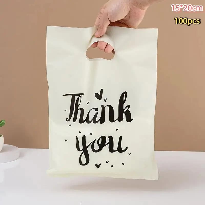 Sac fourre-tout de haute qualité, 100 pièces, pour cadeaux de remerciement, fête, remise de diplôme,