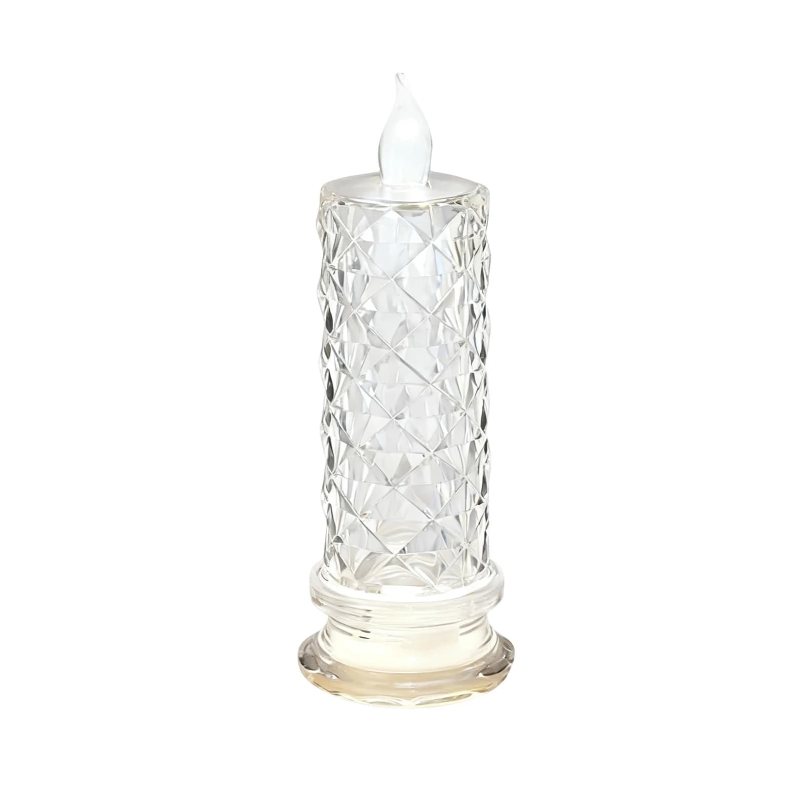 Bougies Led sans flamme en cristal Rose, pour noël, saint-valentin, chambre à coucher, mariage, déco