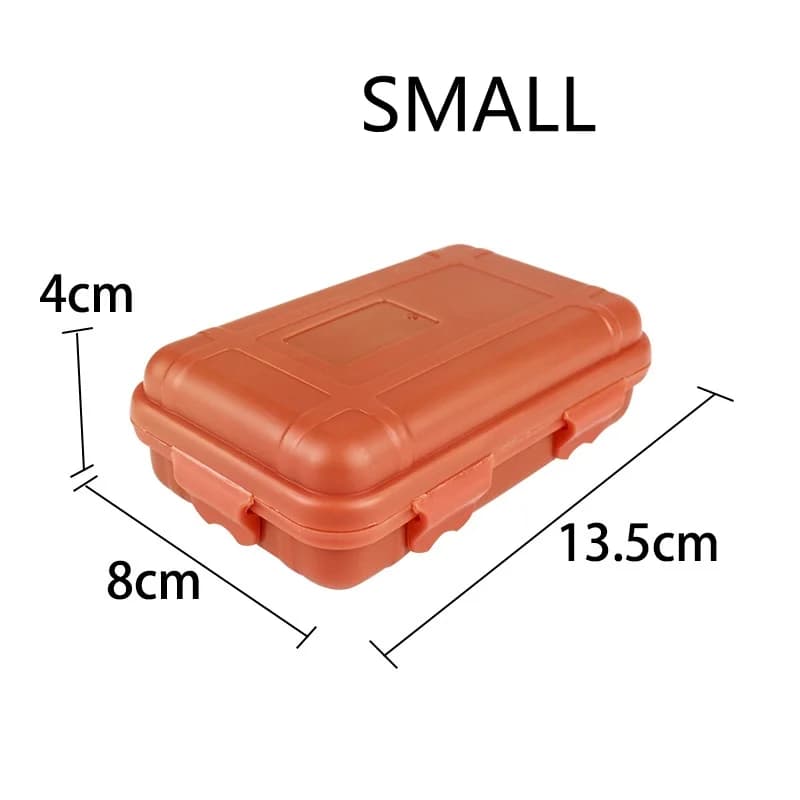 Boîte de rangement étanche extra large pour outils EDC, kit de survie extérieur, boîte scellée antic