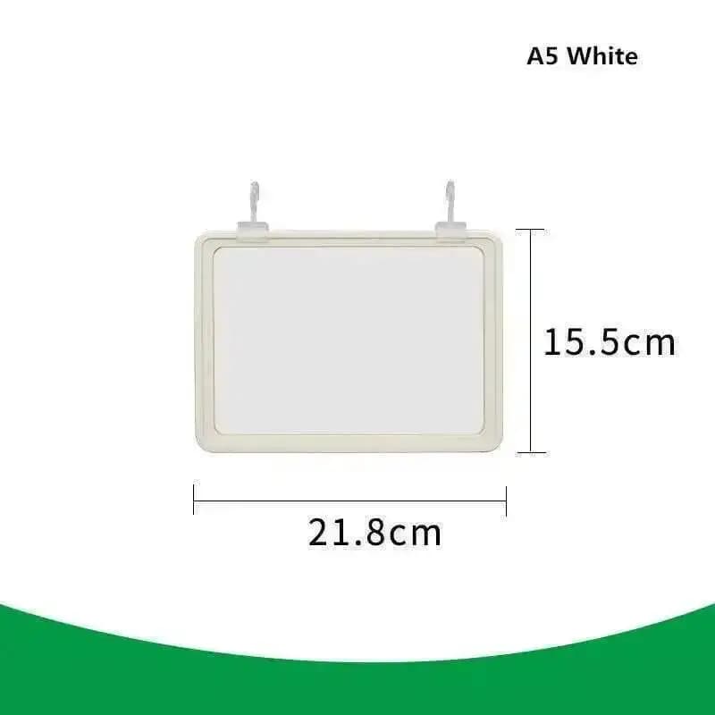 Cadre de cintre en papier pour affiche A5, 5 pièces, 148x210mm, support de panneau, supermarché, mag