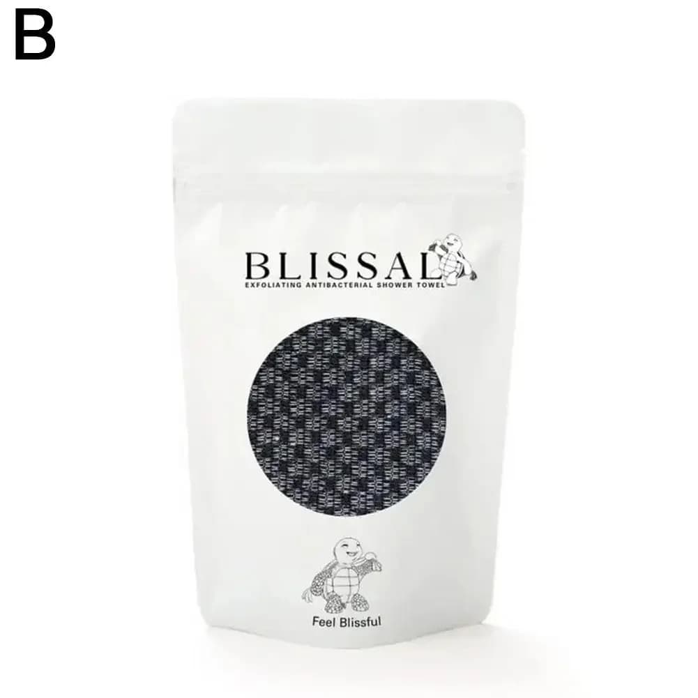 Gant de toilette exfoliant double face pour le dos, brosse de bain pour hommes et femmes