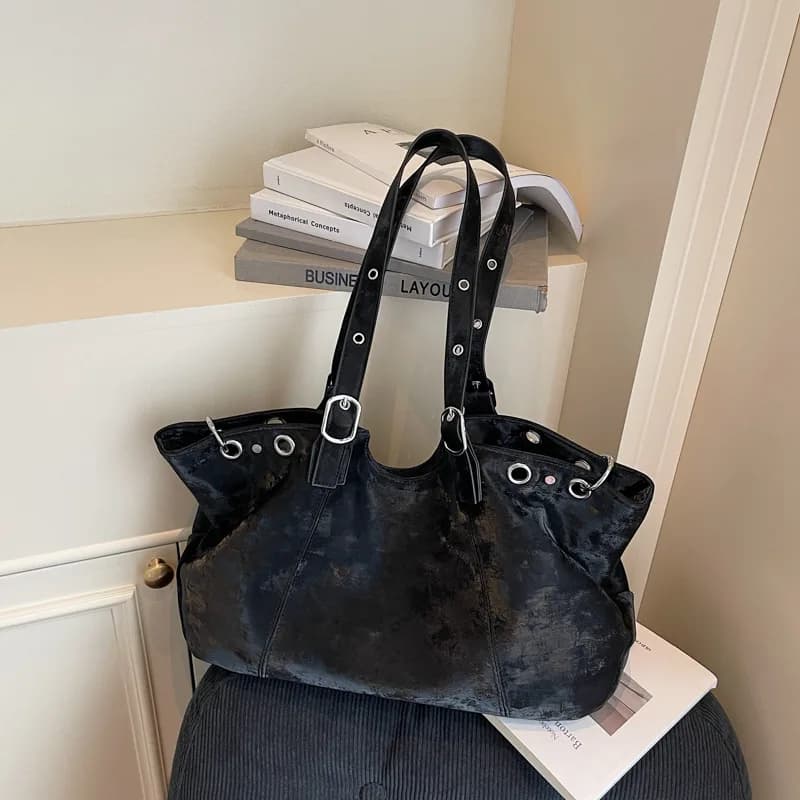 Vintage grands sacs pour femmes sacs à main poignée supérieure sac à main mode sacoche boulette Pack