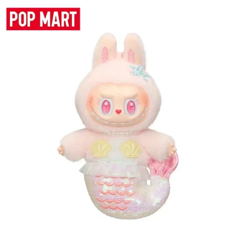 POP MART Devliegende LABUBU THE MONSTERS M0KOKO Série Sirène Boîte Mystère Blind Box Figurines Migno