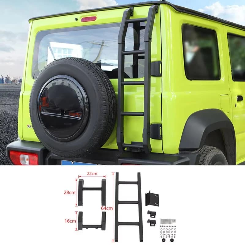 Échelle de montée pour hayon de voiture, cadres de protection, accessoires pour Suzuki Jimny 2019 20