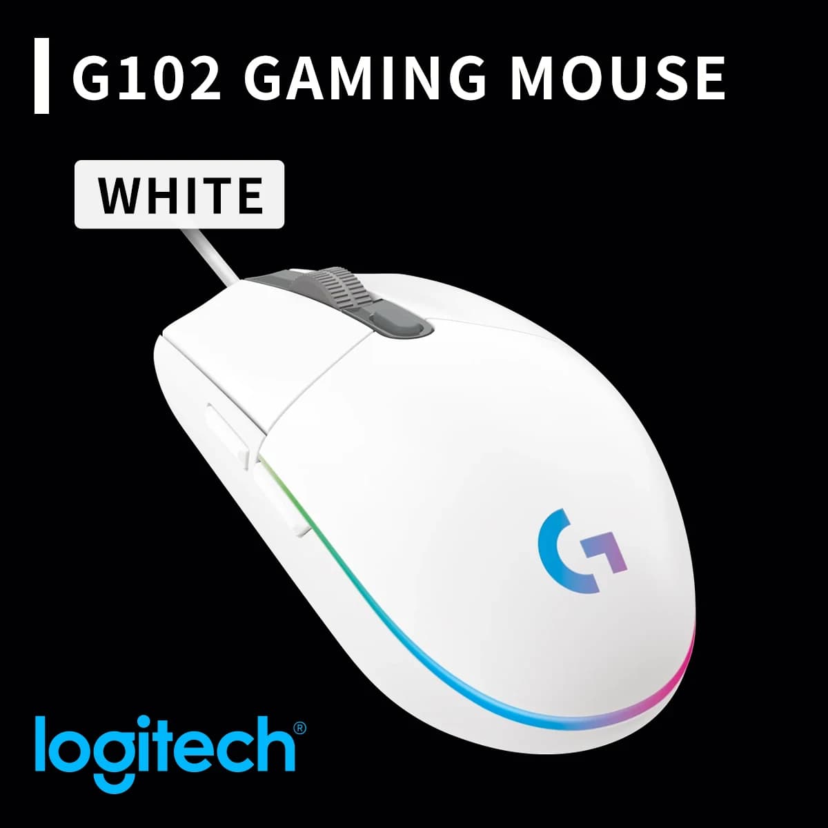Logitech G102 - Prise en main confortable pour tous les joueurs