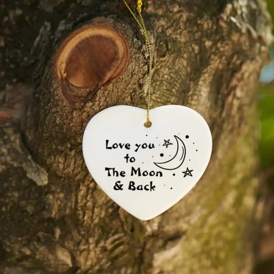 1PC Love You To The Moon And Back, cadeau d'anniversaire pour couple, cadeau pour personne bien-aimé